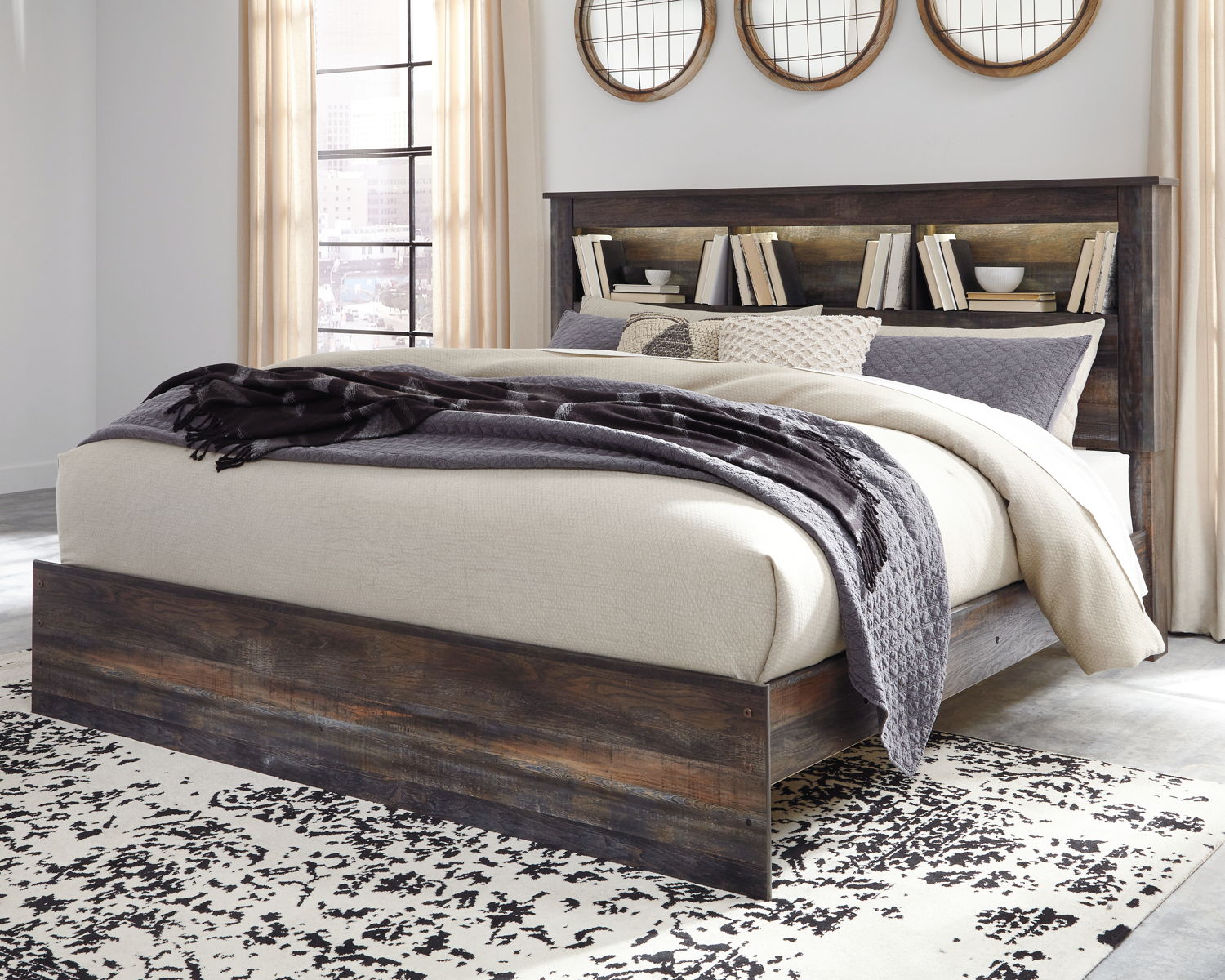 Drystan - Panel Bookcase Bed - Image 17