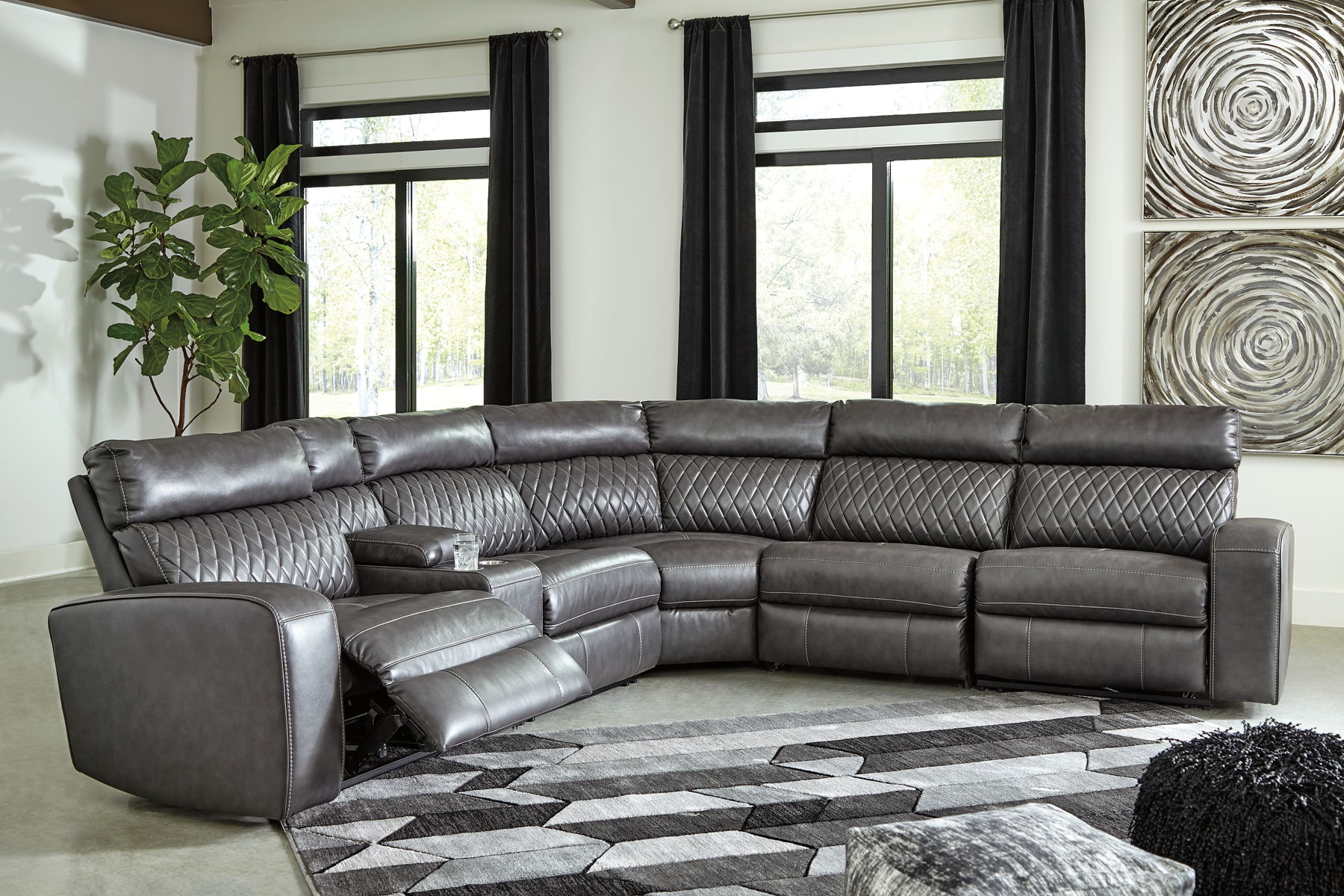 Samperstone - Power Reclining Sectional - Image 16