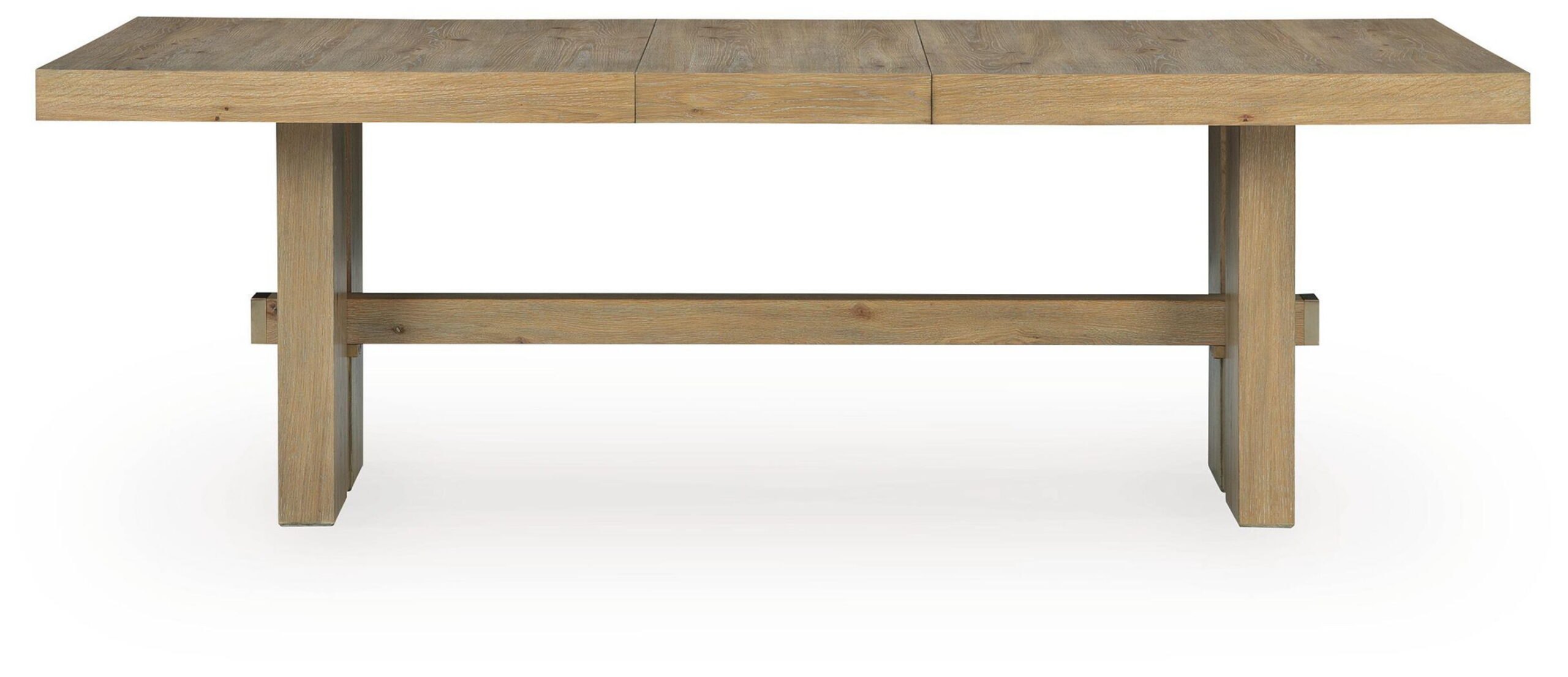 Lasinger - Rectangular Dining Room Extension Table - Light Brown - Image 3