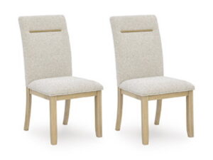 Lasinger - Dining Upholstered Side Chair (Set of 2) - Light Brown