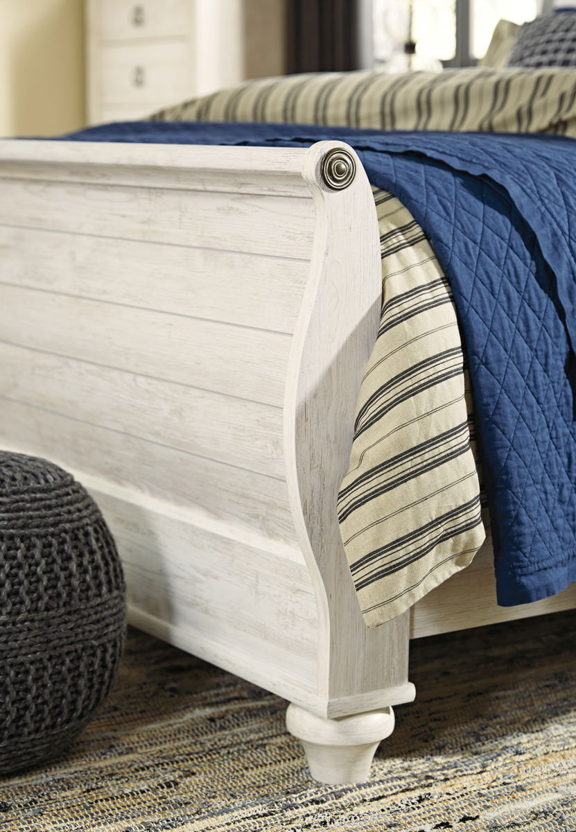Willowton - Sleigh Bed - Image 4