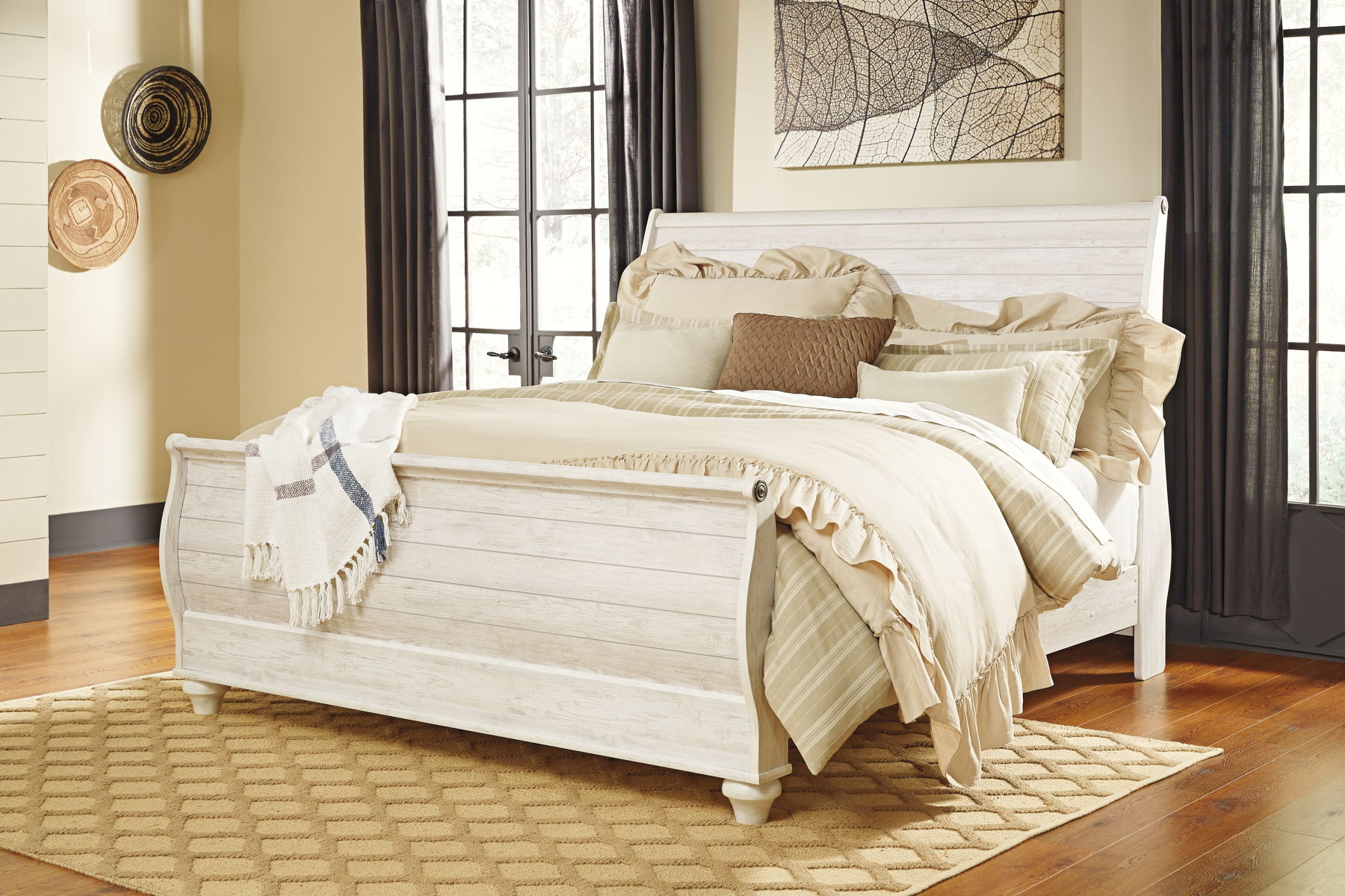 Willowton - Sleigh Bed - Image 2