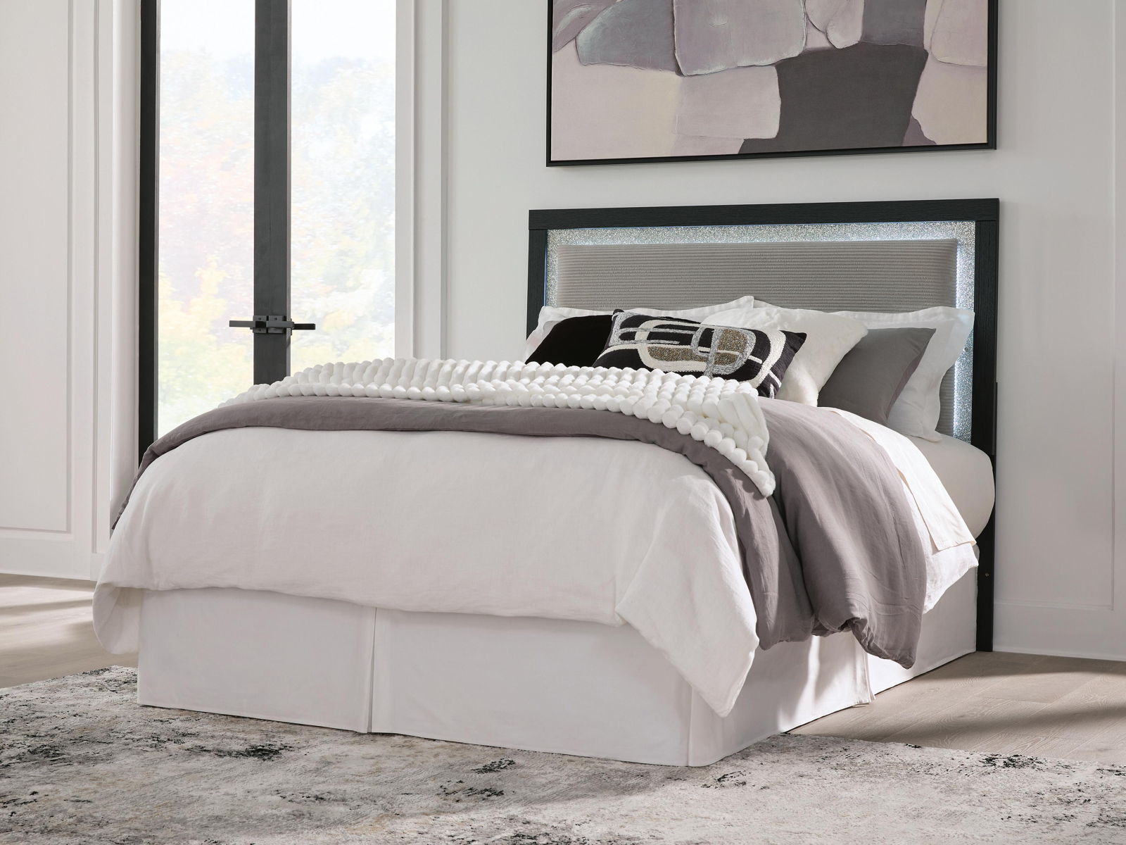 Maeling - Upholstered Panel Headboard - Image 7