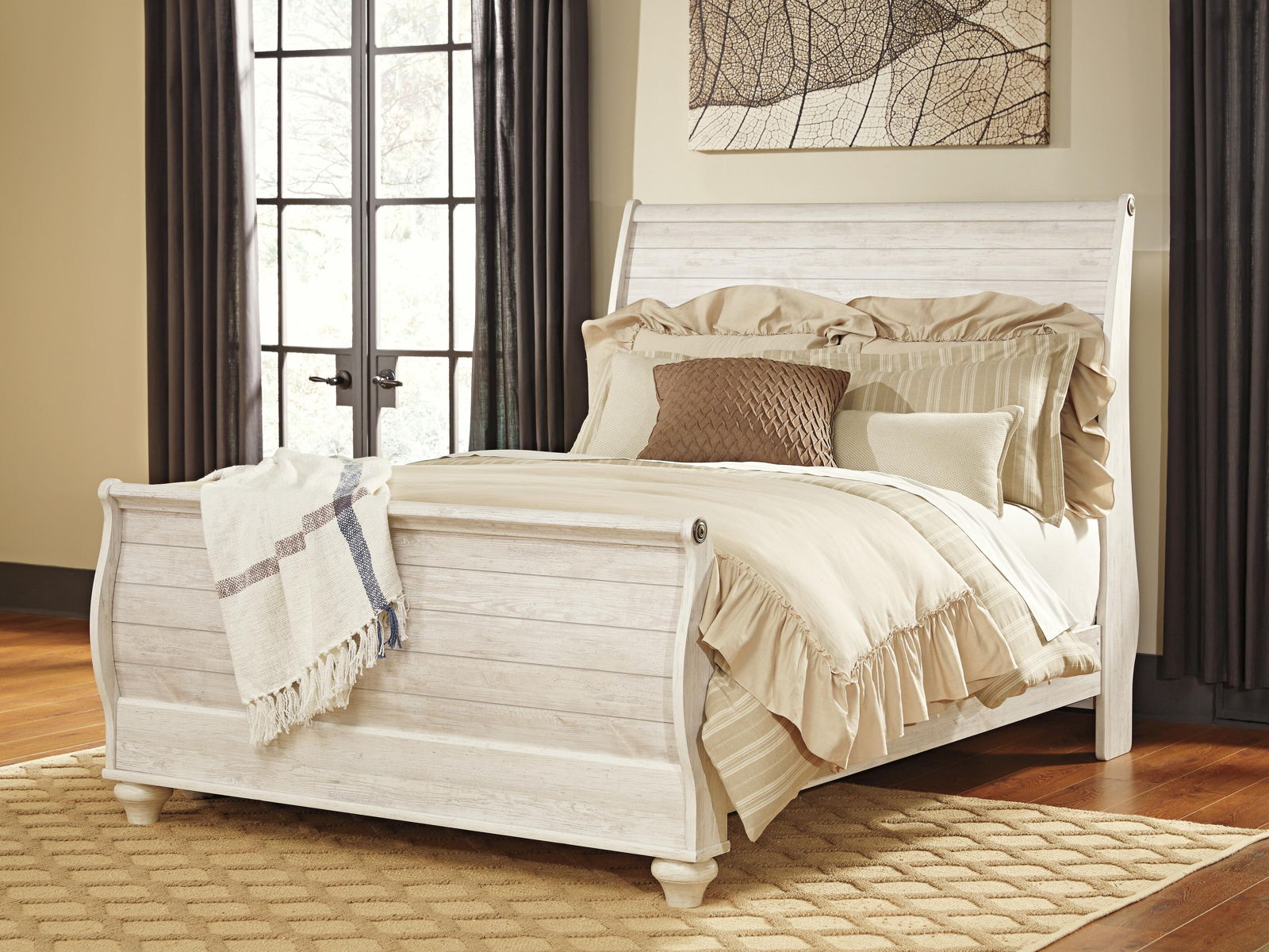 Willowton - Sleigh Bed - Image 5