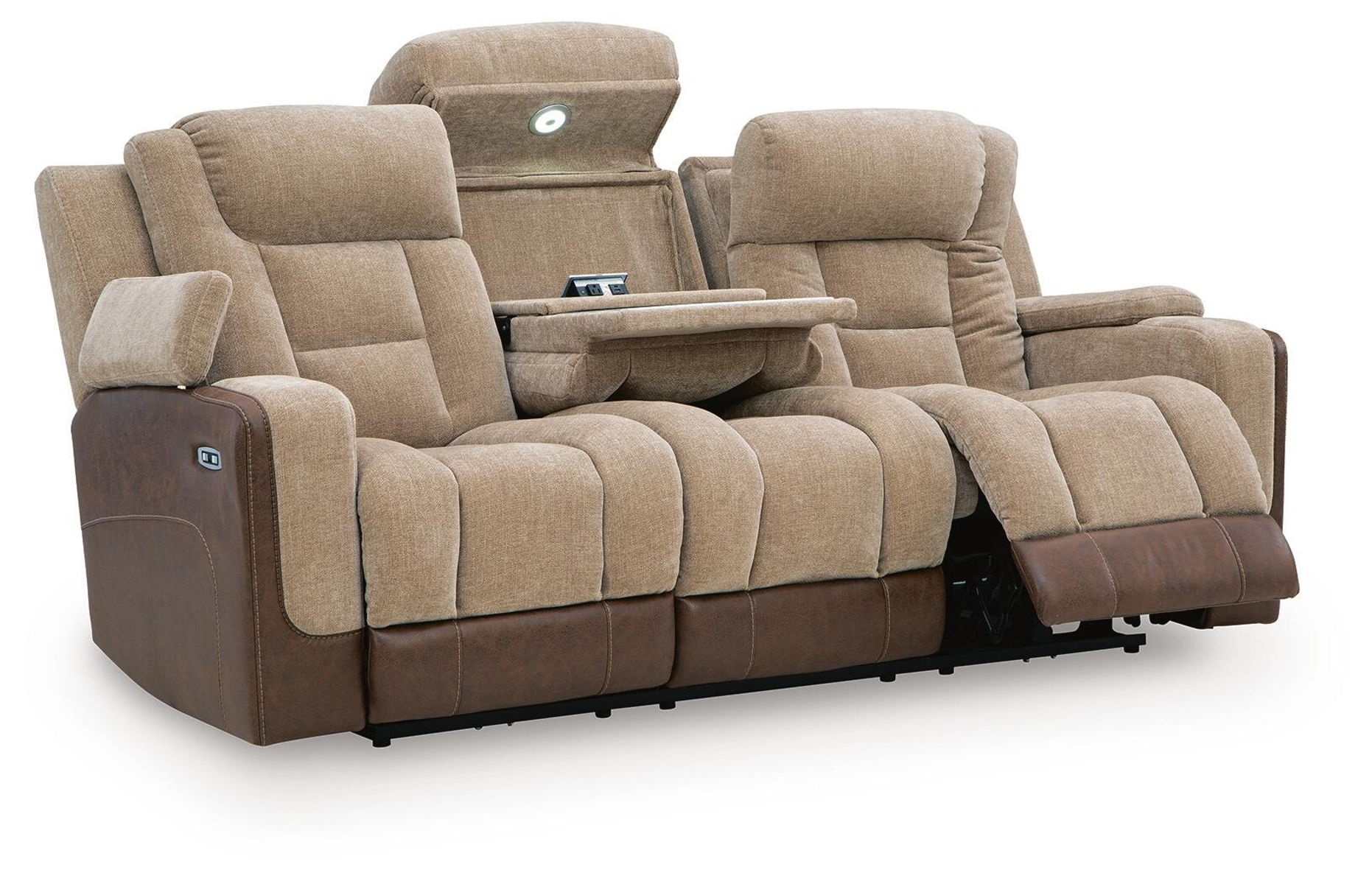 Mixed Motion - Power Reclining Sofa With Adjustable Headrest - Image 2