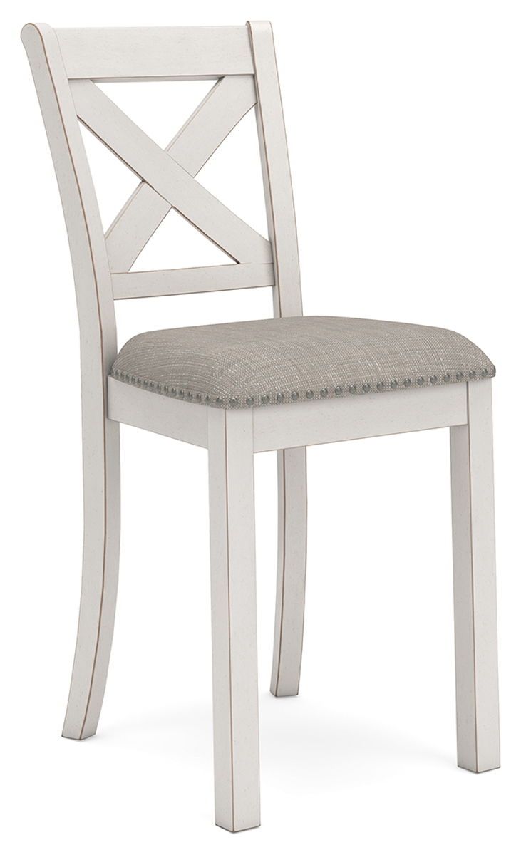 Robbinsdale - Upholstered Barstool (Set of 2) - Antique White - Image 2
