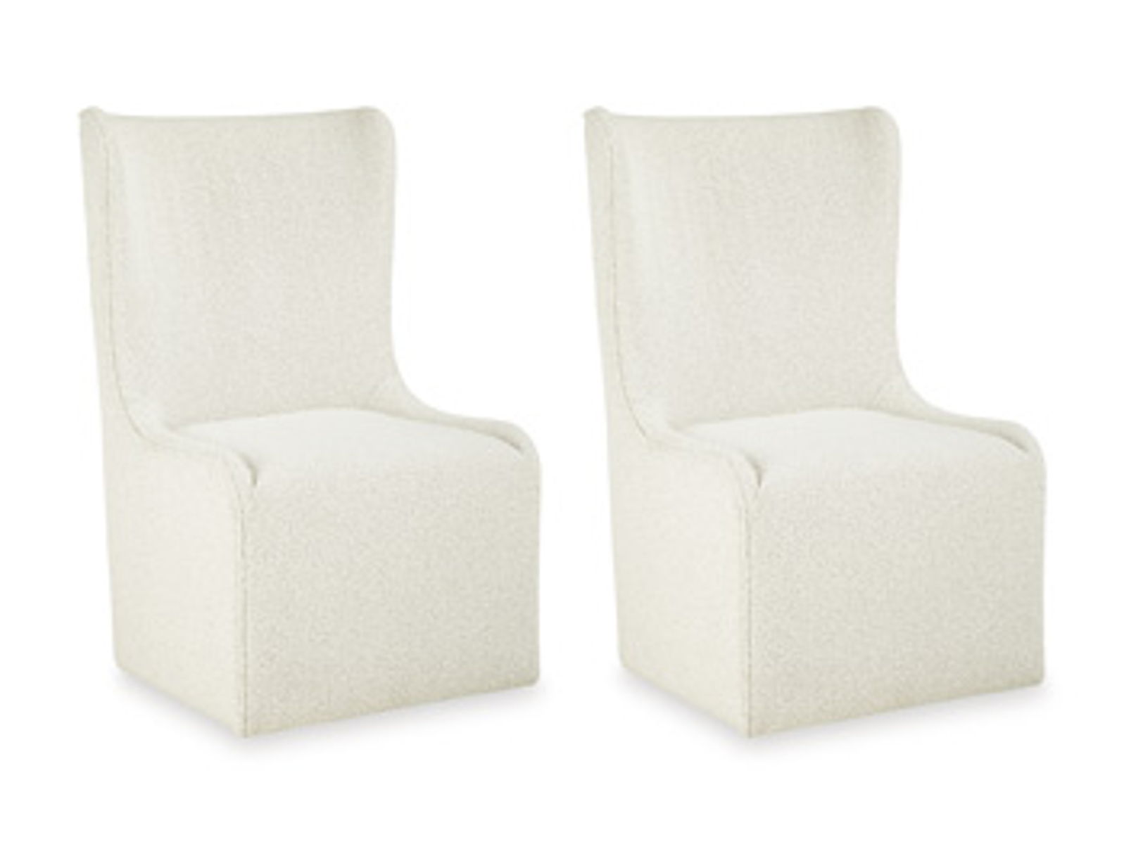 Radkin - Dining Upholstered Wingback Side Chair (Set of 2) - Off White
