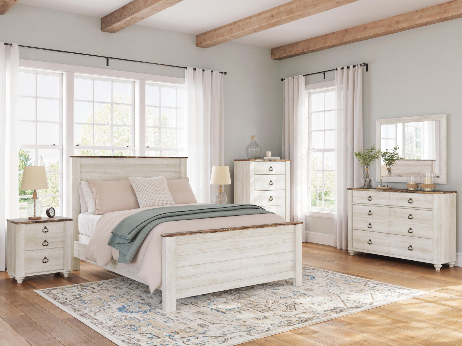 Willowton - Panel Bed - Image 8