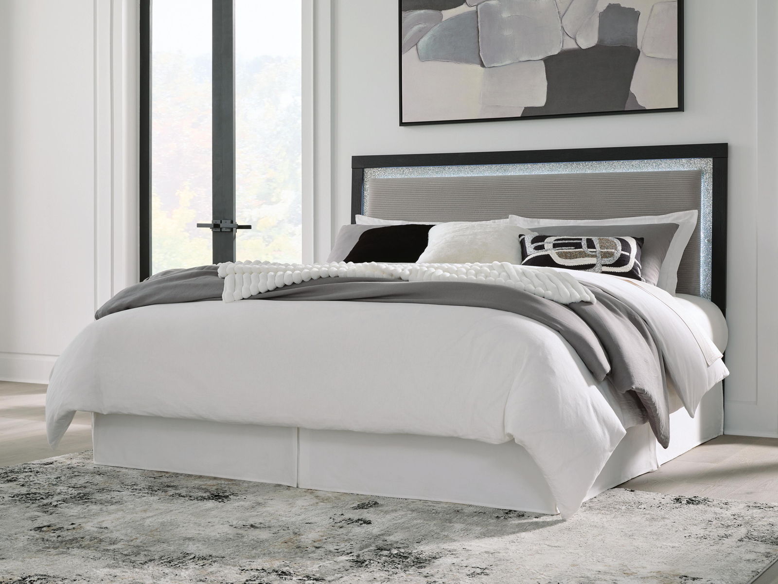 Maeling - Upholstered Panel Headboard - Image 11