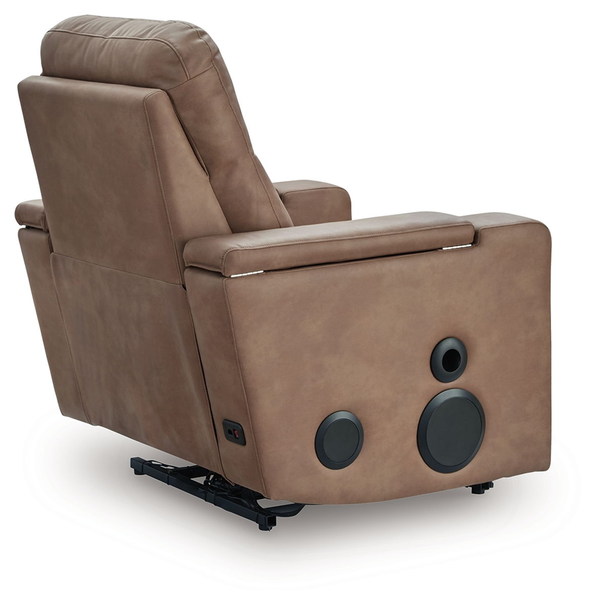 Lorrenton - Glider Power Recliner With Audio System - Caramel - Image 4