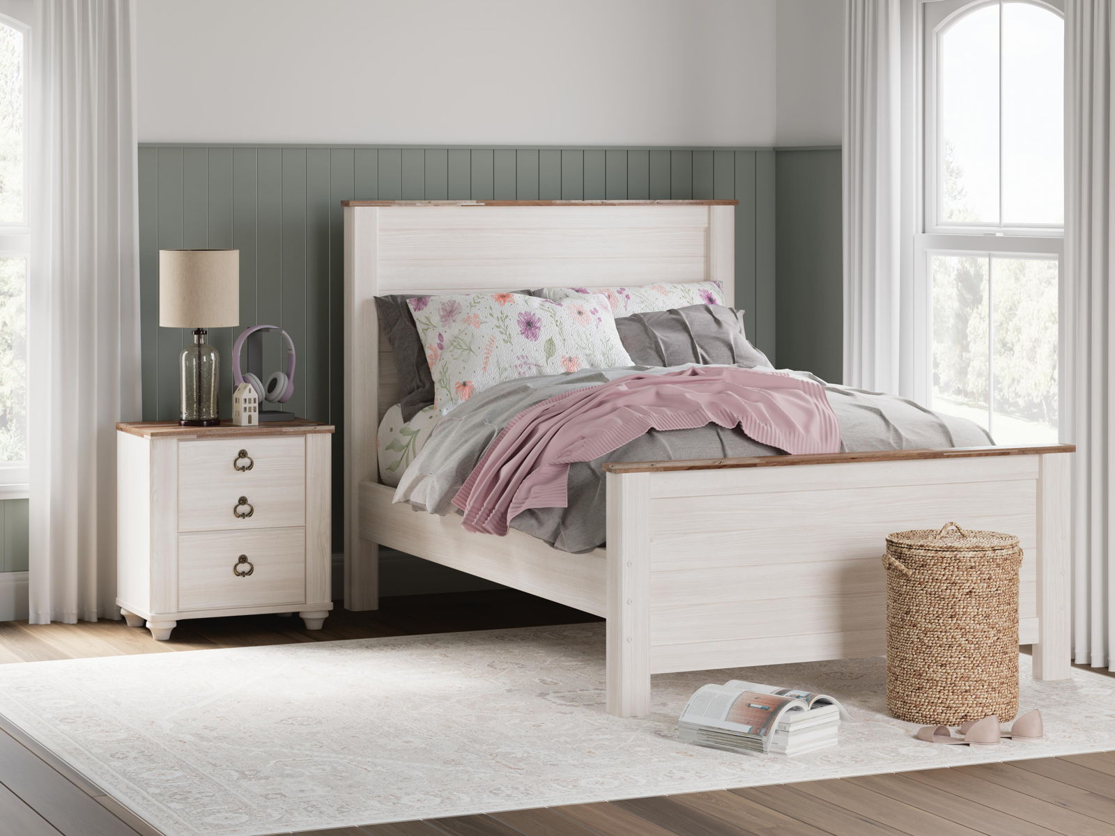 Willowton - Panel Bed - Image 3