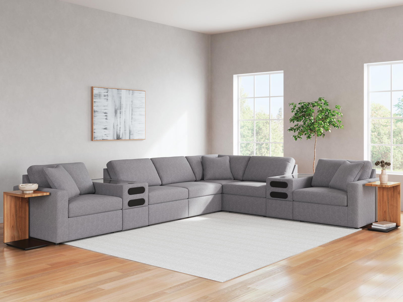 Modmax - Sectional - Granite - Image 41