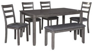 Bridson - RECT DRM Table Set (Set of 6) - Gray