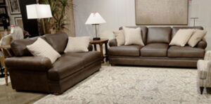 Carriage Point - Loveseat - Hickory