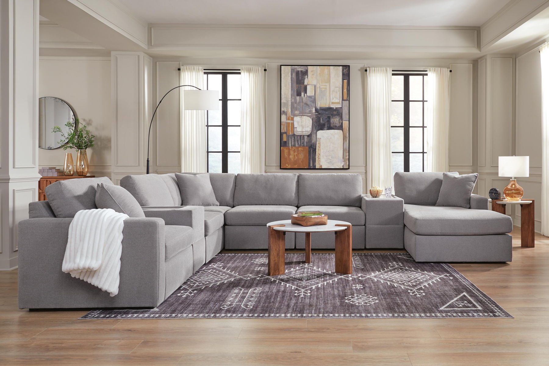 Modmax - Sectional - Granite - Image 33