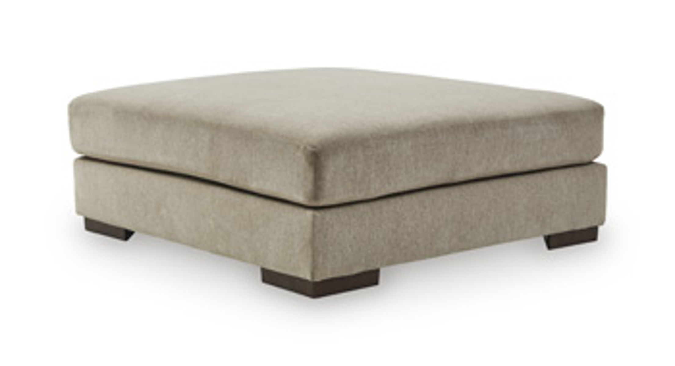 Linenhause - Oversized Accent Ottoman - Dune