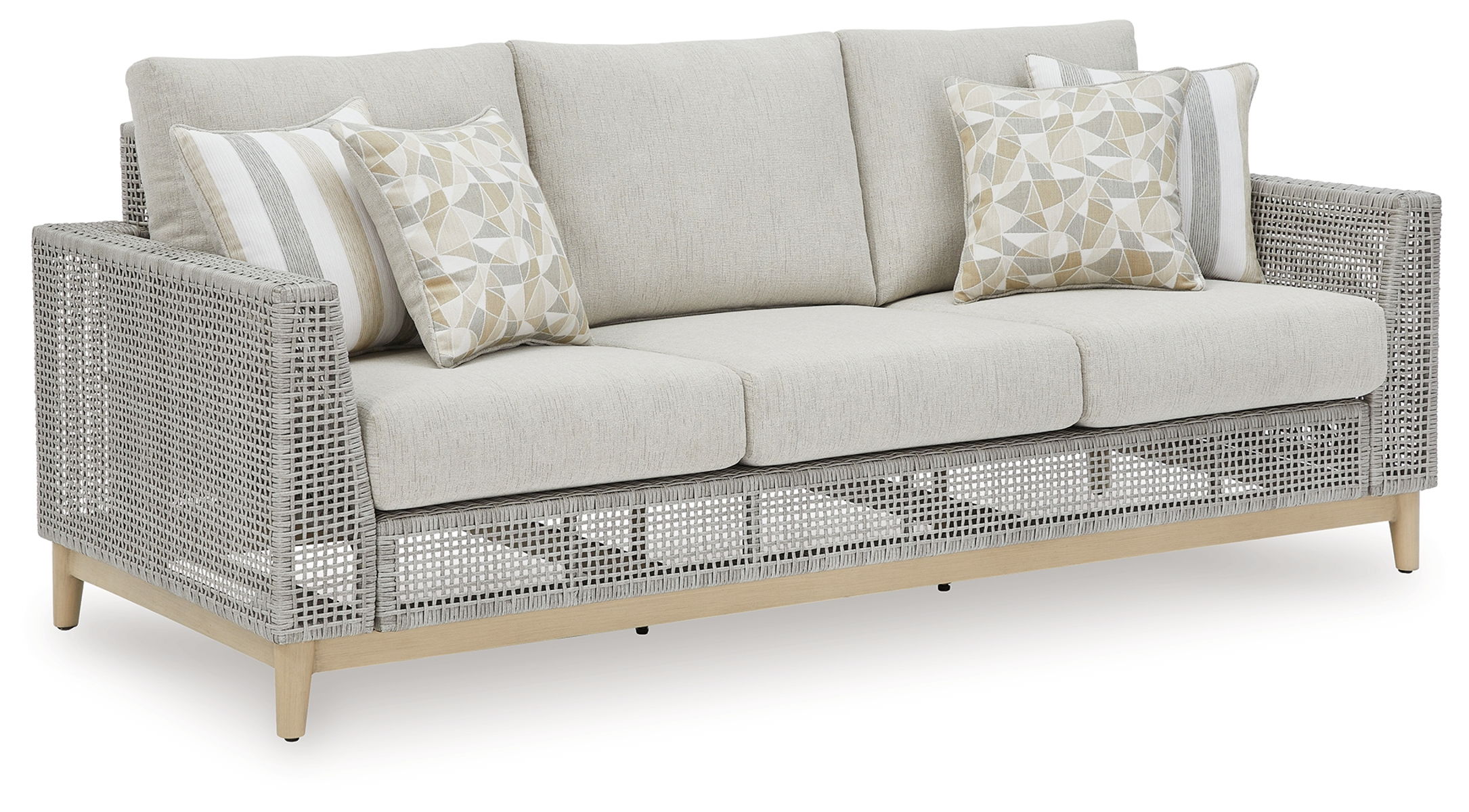 Seton Creek - 4 Pc. - Lounge Set - Gray - Image 3