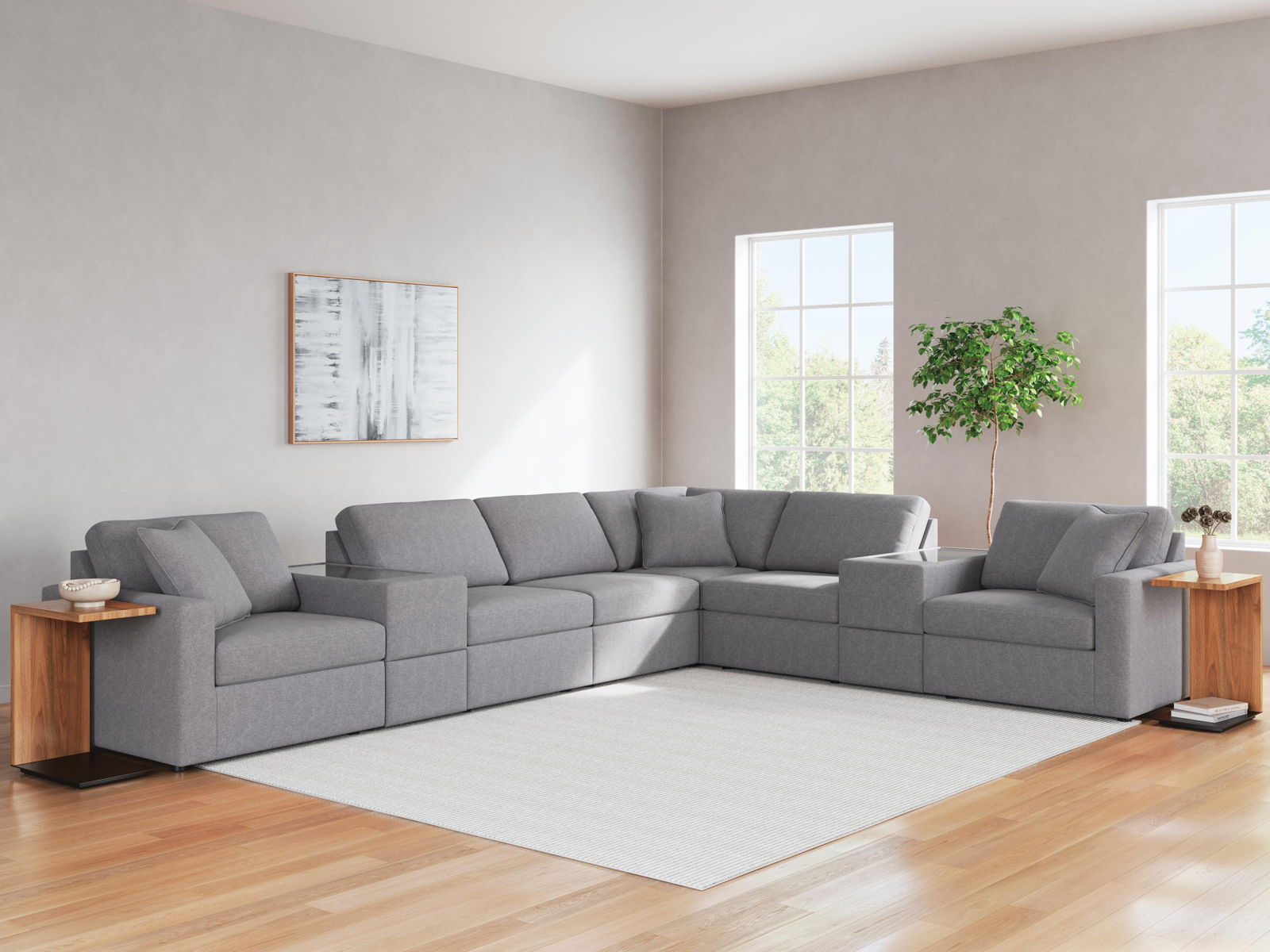 Modmax - Sectional - Granite - Image 43