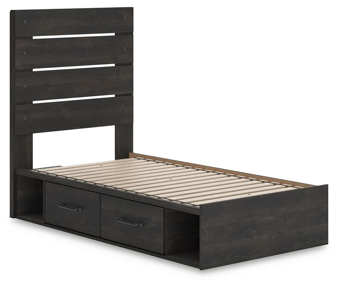 Hollivern - Panel Bed With Storage - Image 5