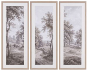 Dixonburg - Wall Art Set (Set of 3) - Taupe / Gray