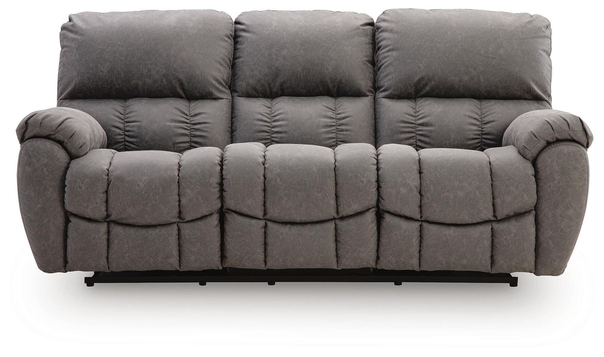 Bakerstein - Power Reclining Sofa With Adjustable Headrest - Galaxy - Image 2