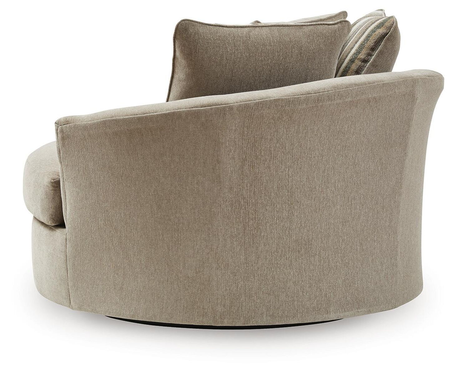 Linenhause - Oversized Swivel Accent Chair - Dune - Image 2