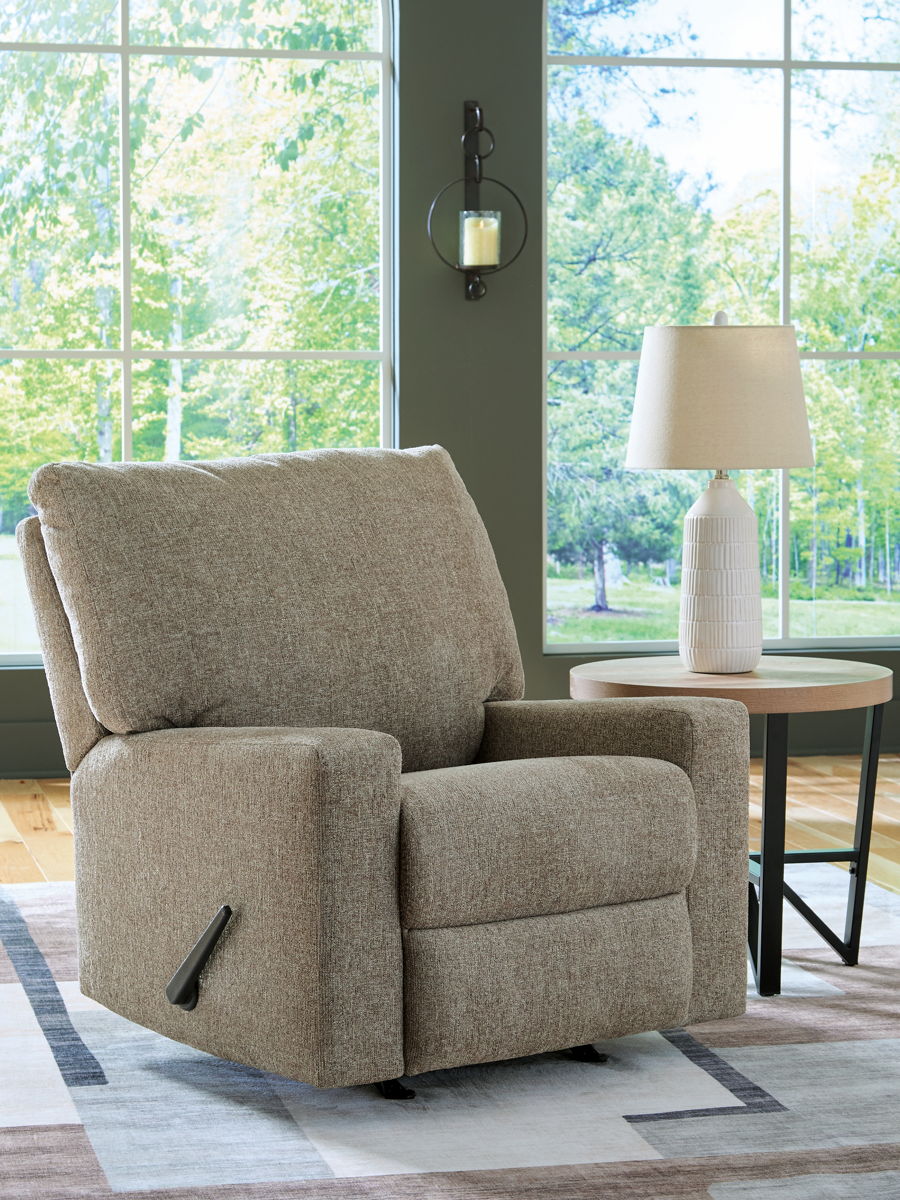 Newellen - Rocker Recliner - Beige - Image 2