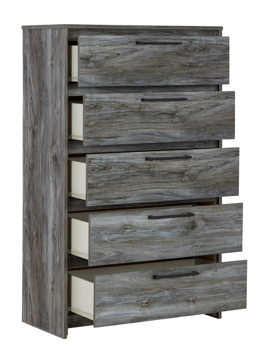 Baystorm - Five Drawer Chest - Gray - Image 4