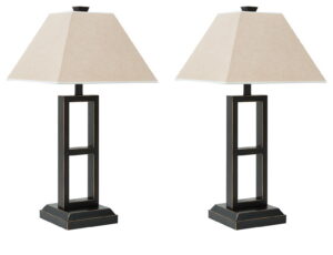 Deidra - Metal Table Lamp (Set of 2) - Black