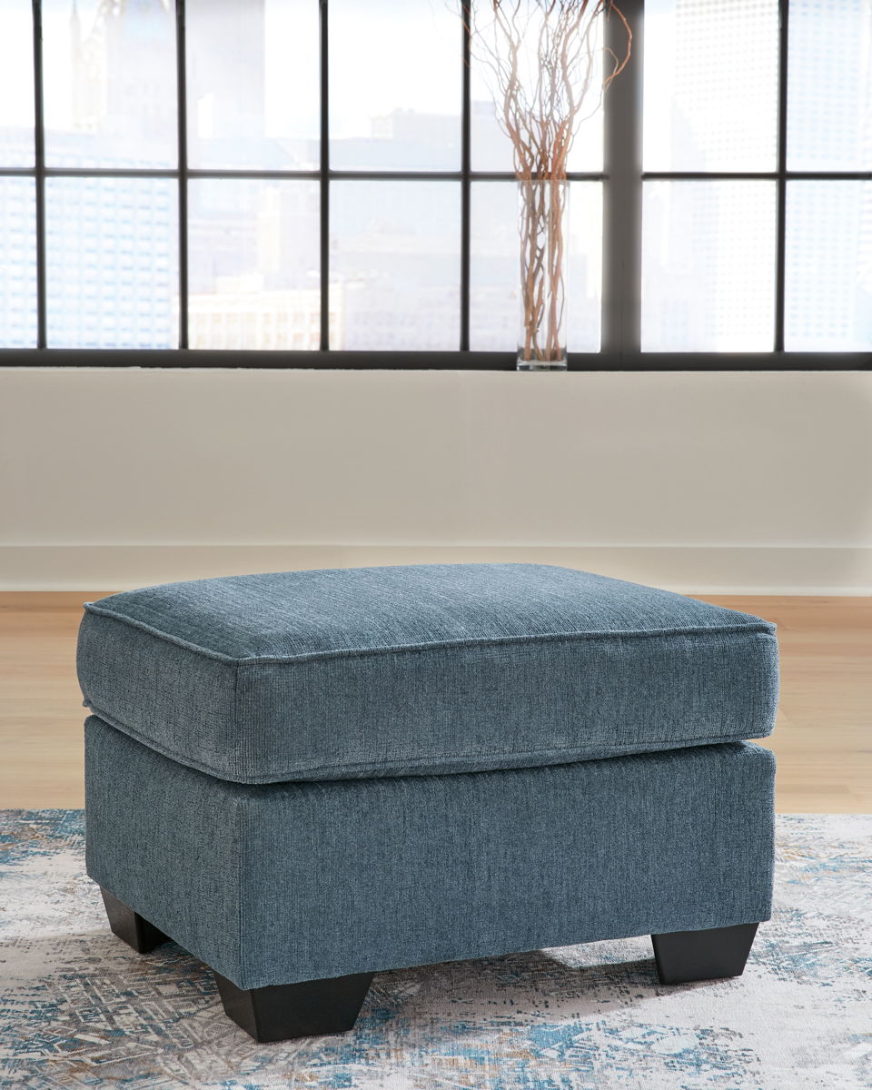 Cashton - Ottoman - Blue - Image 2