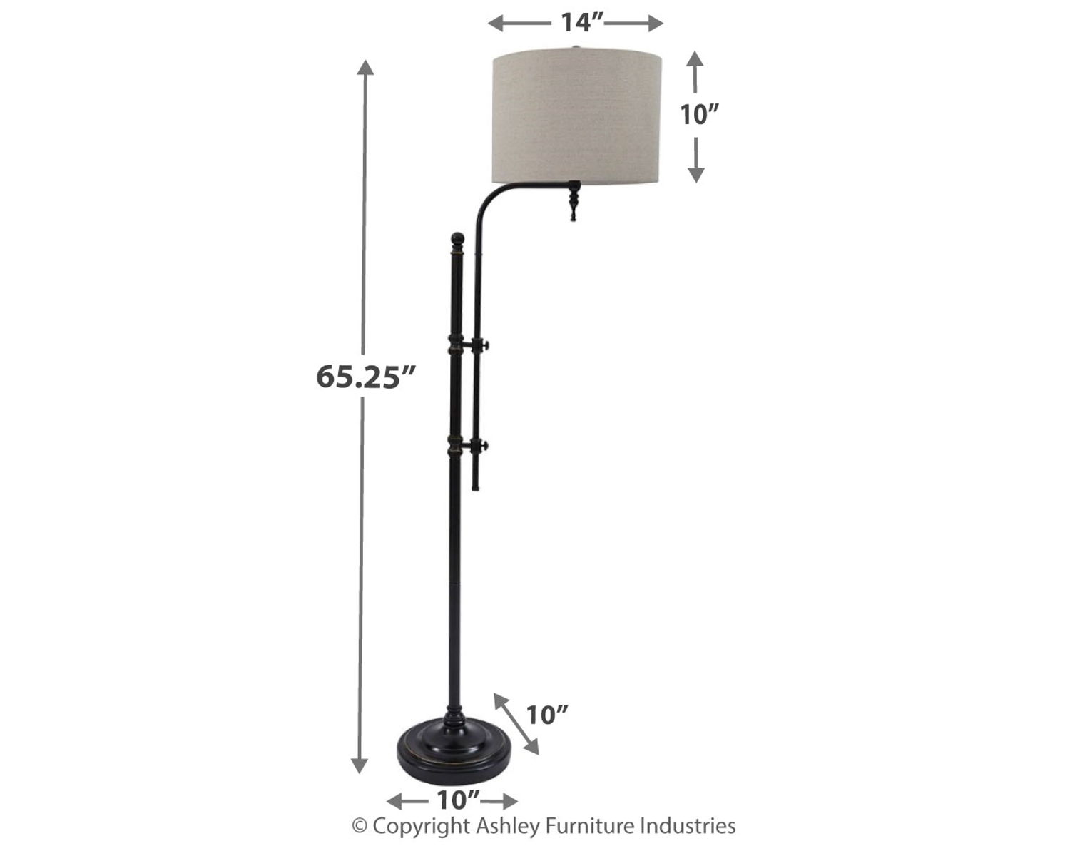 Anemoon - Metal Floor Lamp - Black - Image 3