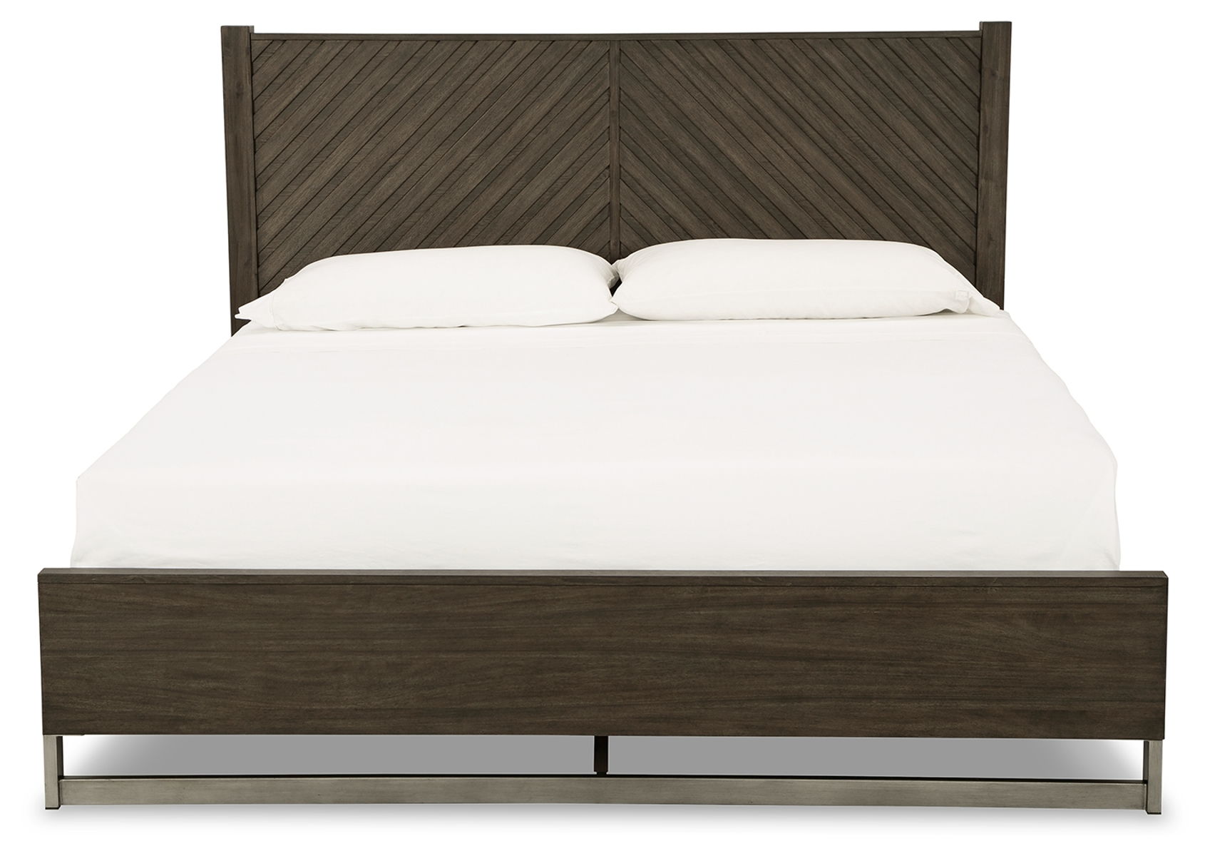 Arkenton - King Panel Bed - Grayish Brown - Image 2