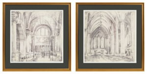 Downyard - Wall Art Set (Set of 2) - Black / Beige