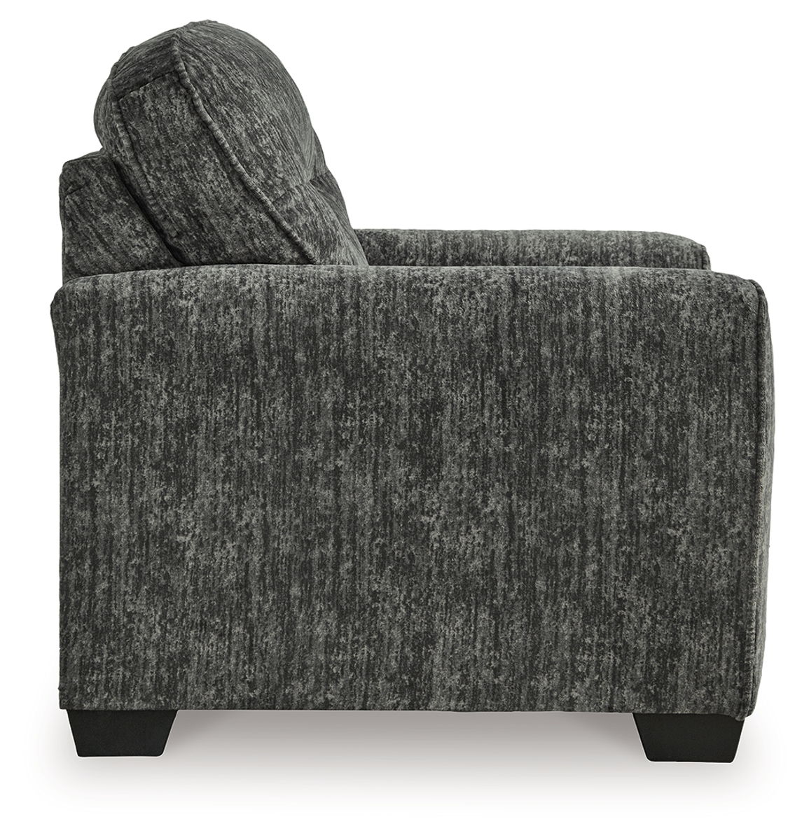 Lonoke - 2 Pc. - Chair And A Half, Ottoman - Gunmetal - Image 3