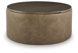 Bethanstone - Storage Ottoman - Warm Brown
