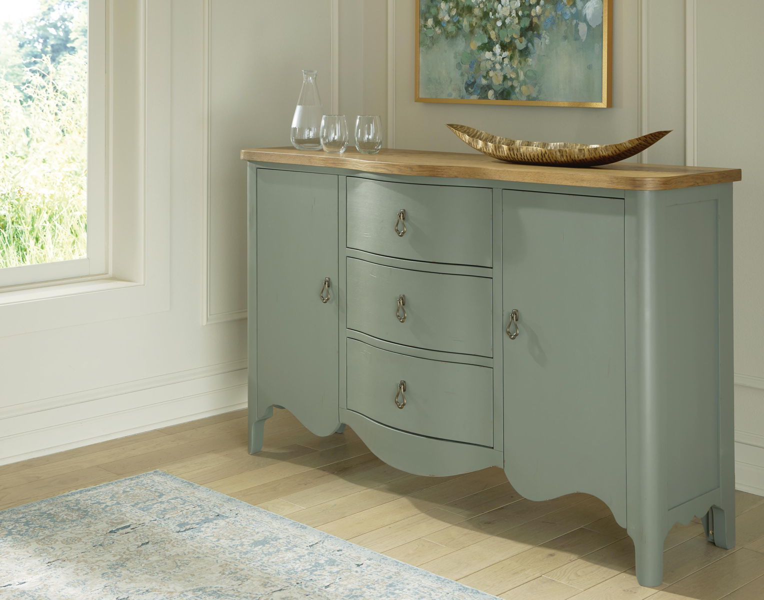 Actonville - Accent Cabinet - Antique Green - Image 4