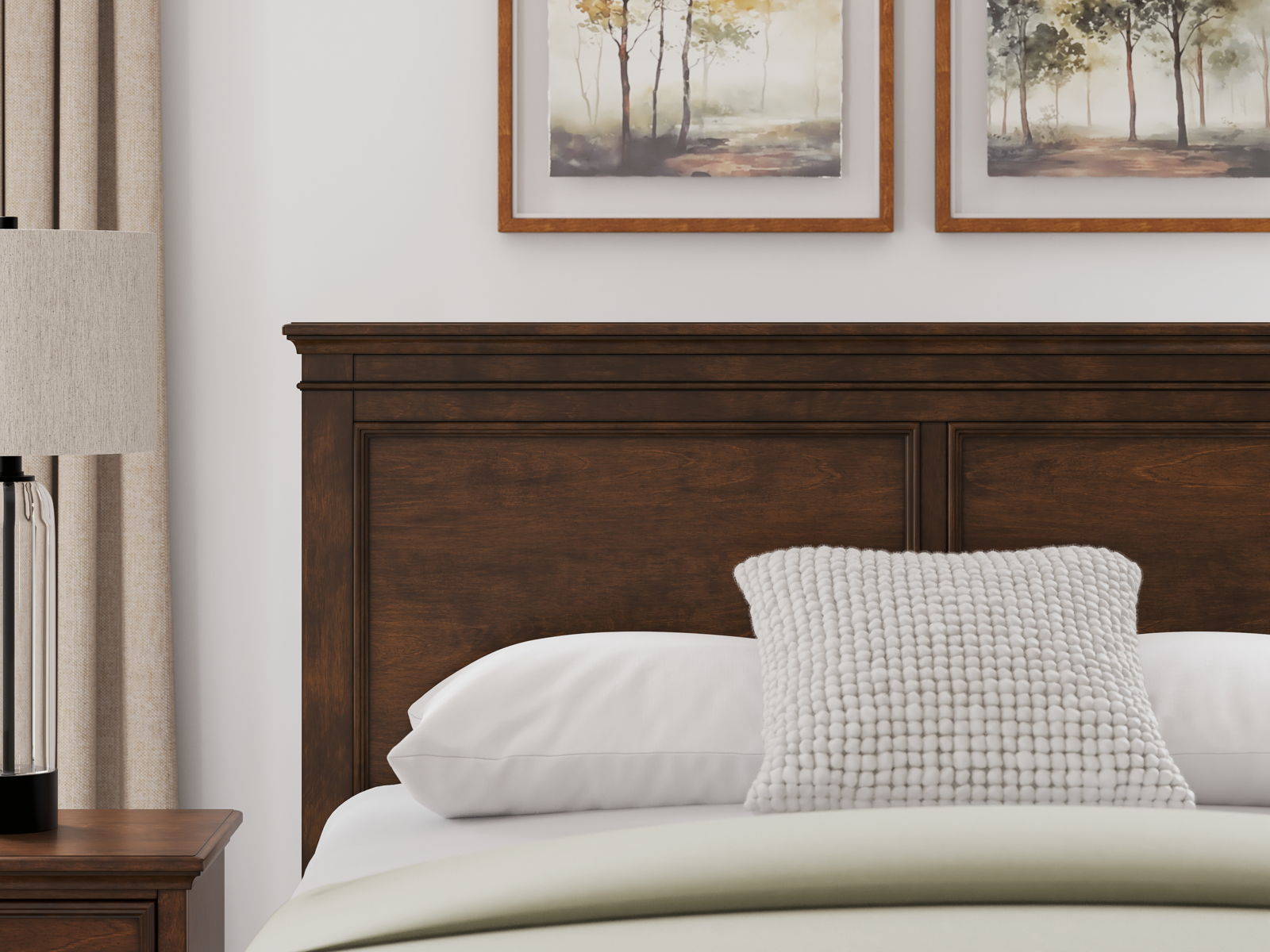 Danabrin - Full Panel Headboard - Brown - Image 3
