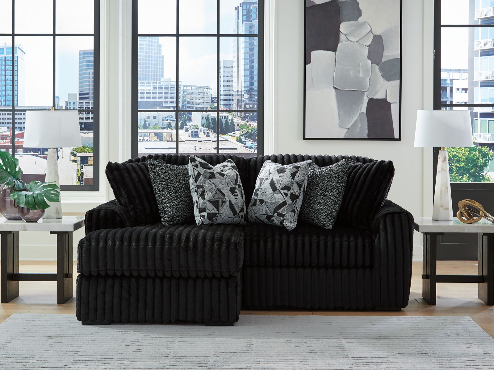 Midnight-Madness - 2 Piece Sectional - Image 4