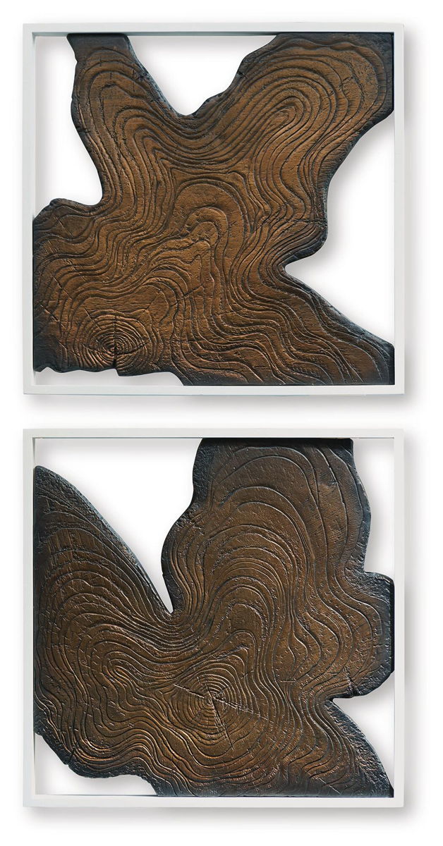 Landley - Wall Decor Set (Set of 2) - Brown / White - Image 4