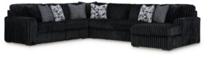 Midnight-Madness - 4 Piece Sectional