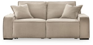 Carceri - 2-Piece Power Reclining Sectional Loveseat - Cashmere