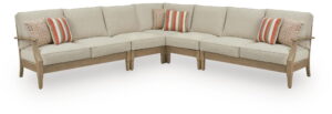Clare View - 5-Piece Outdoor Sectional - Beige