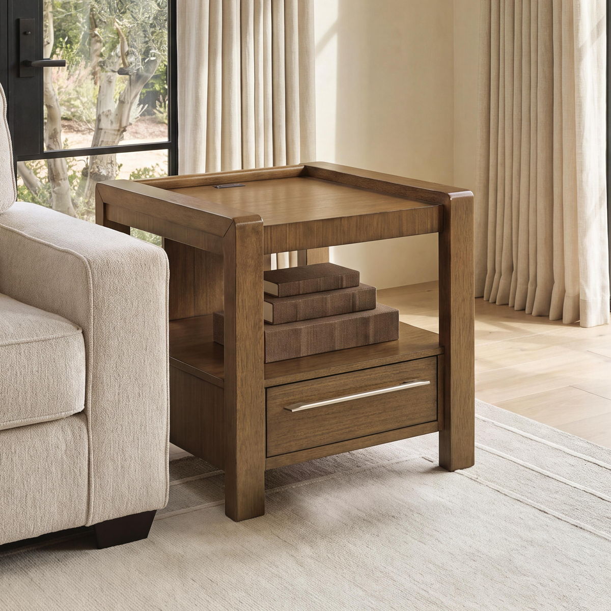 Marxmore - Square End Table - Brown - Image 3