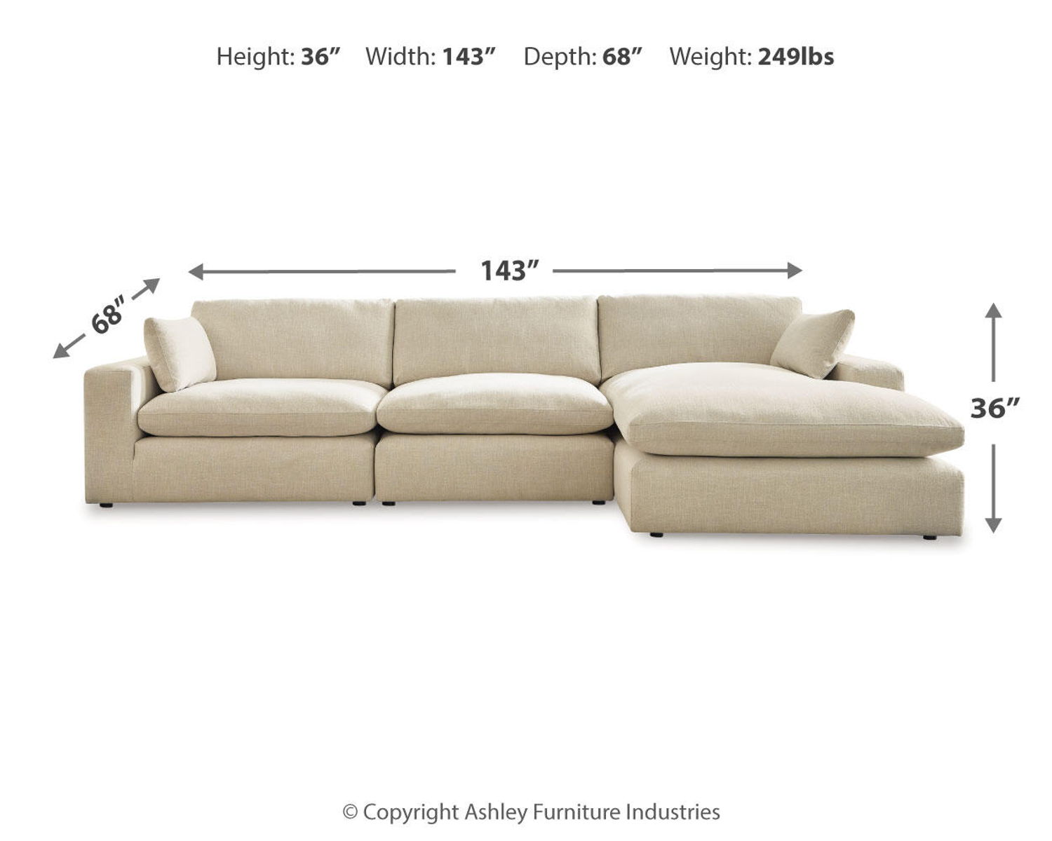 Elyza - 3 Piece Sectional - Image 6
