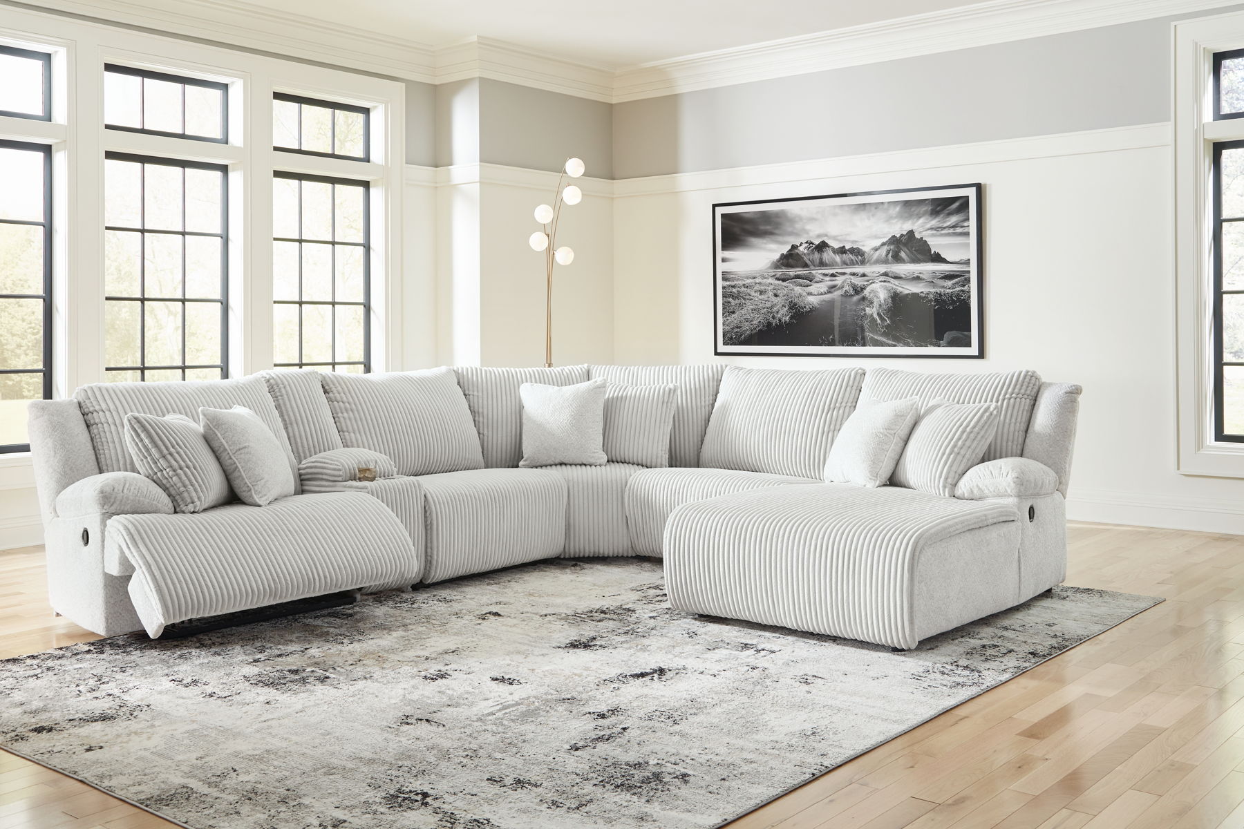 Top Tier - 6 Piece Reclining Sectional - Image 8