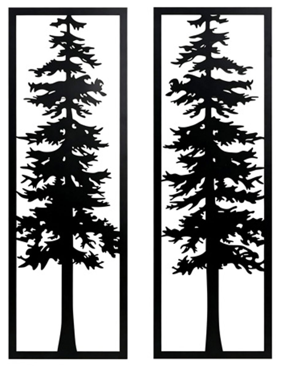 Bondwell - Indoor/Outdoor Wall Decor Set (Set of 2) - Black