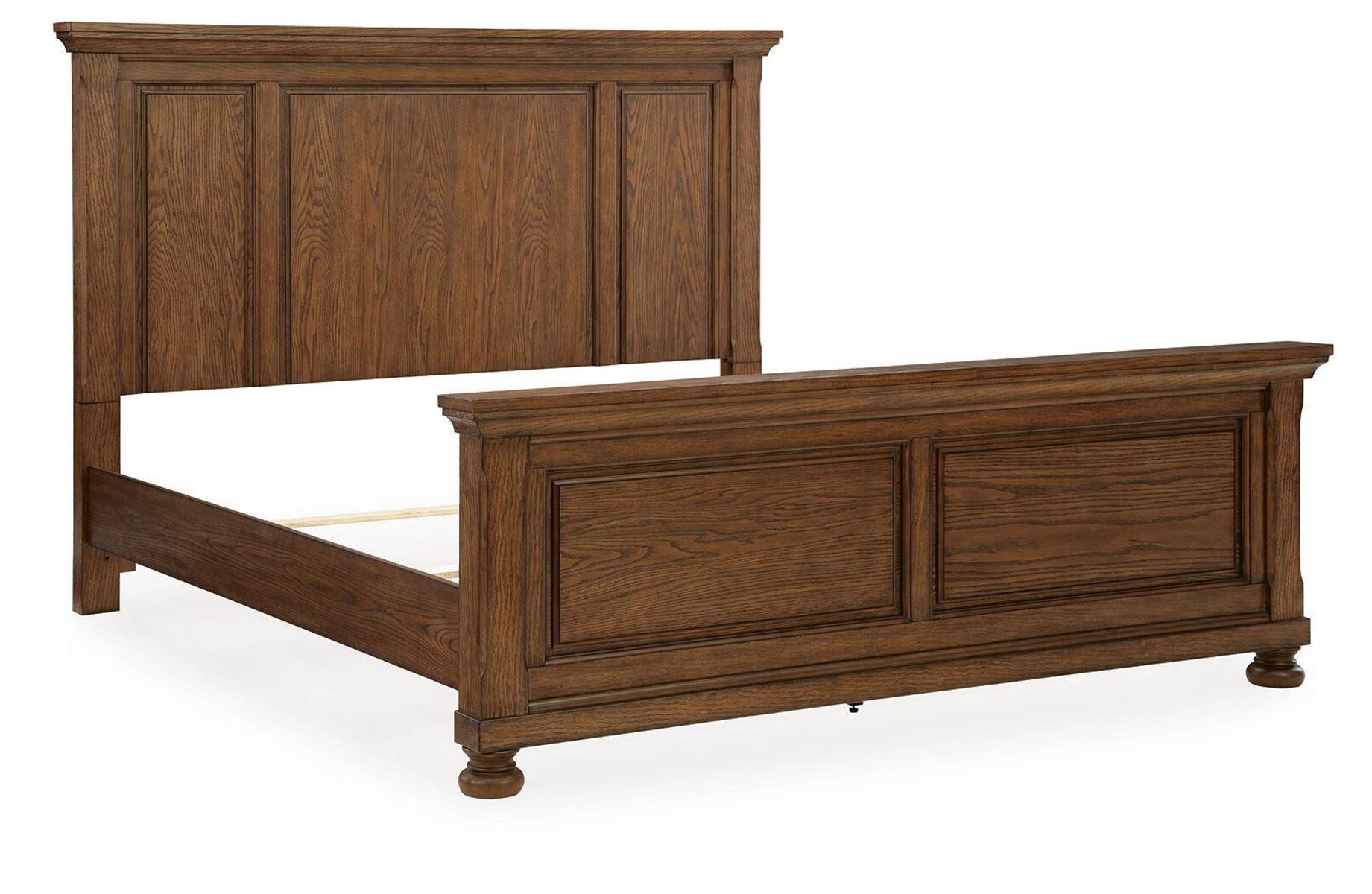 Zackaryn - King Panel Bed - Warm Brown - Image 2