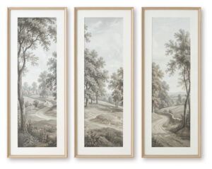 Dixonburg - Wall Art Set (Set of 3) - Taupe / Gray