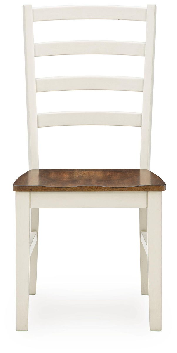 Brinfern - Dining Room Side Chair (Set of 2) - Brown / Antique White - Image 3
