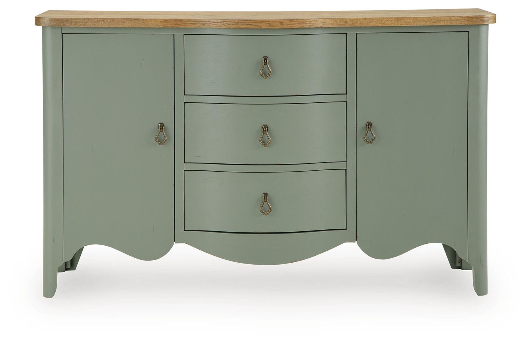 Actonville - Accent Cabinet - Antique Green - Image 2
